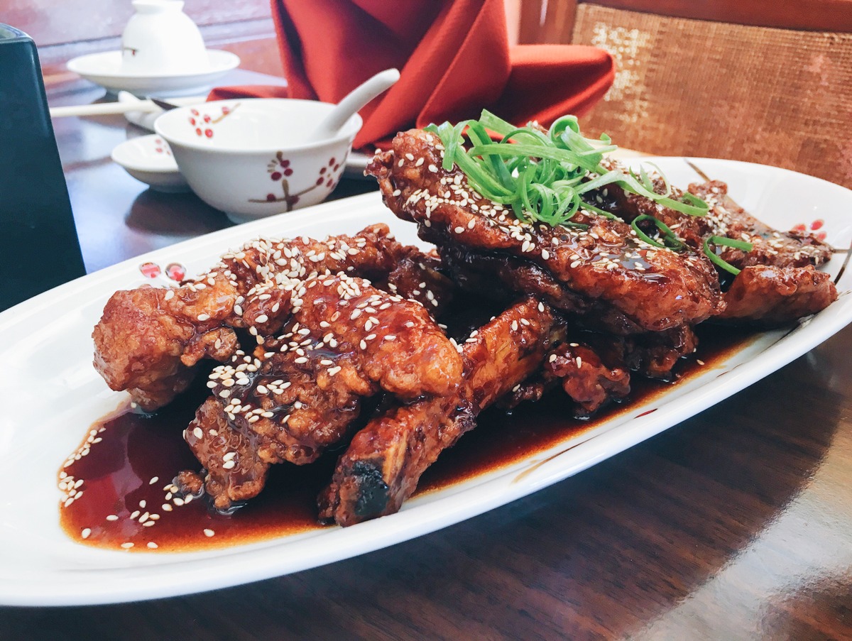 Dreep fried Pork Belly with Chinkiang Sauce