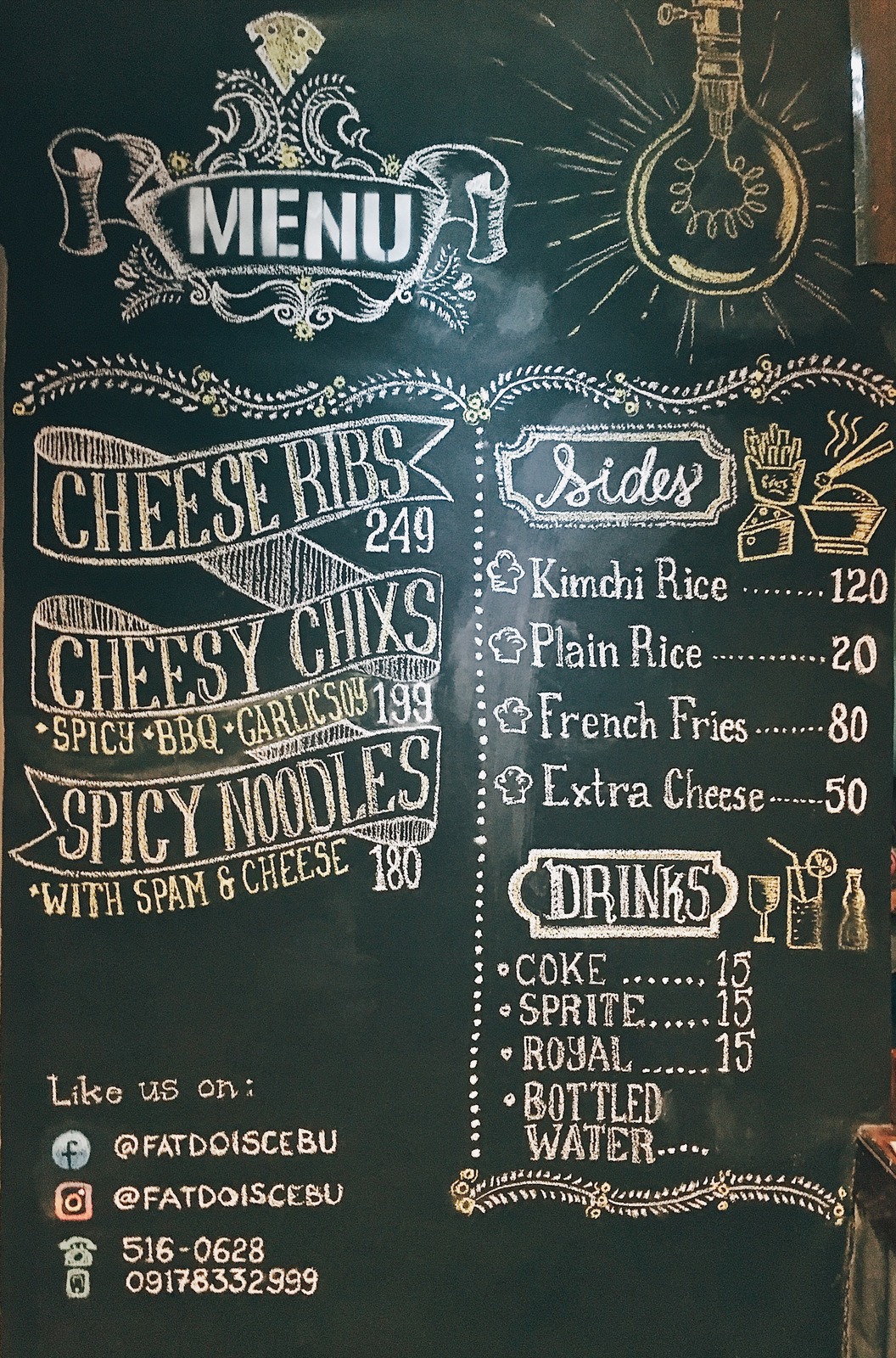 Fat Dois Cebu Menu